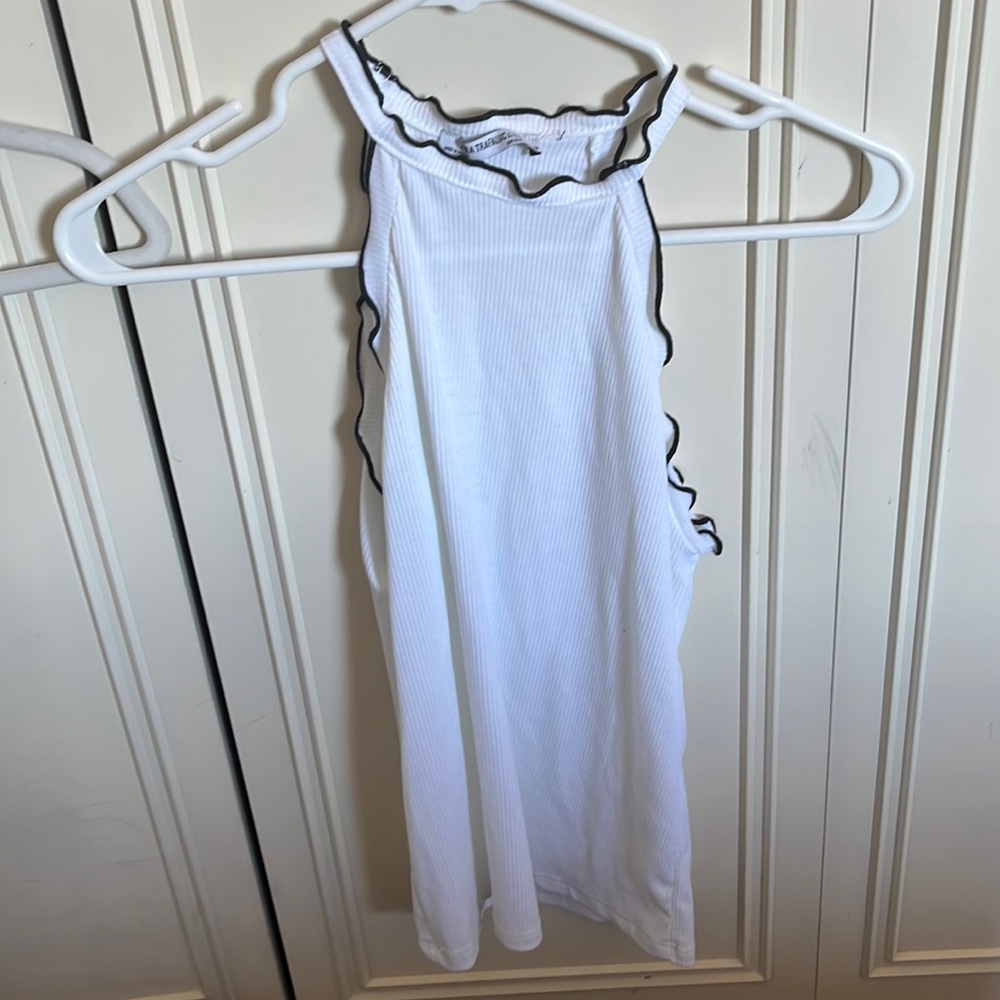 Zara high neck tank top size small